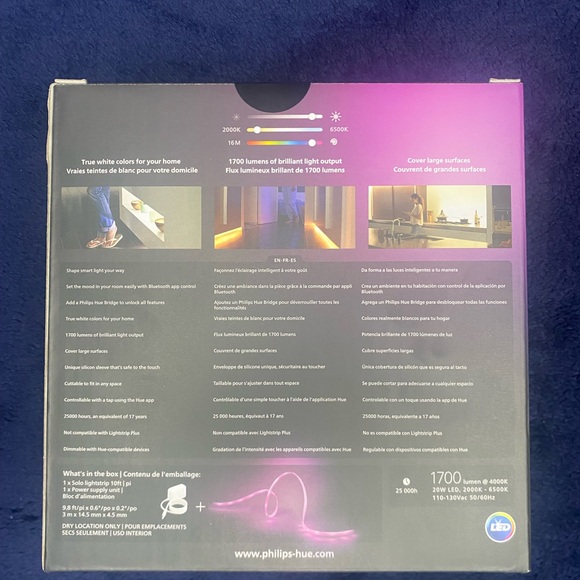 Philips Hue White and Color Ambiance Lightstrip - Pink - Picture 3 of 5
